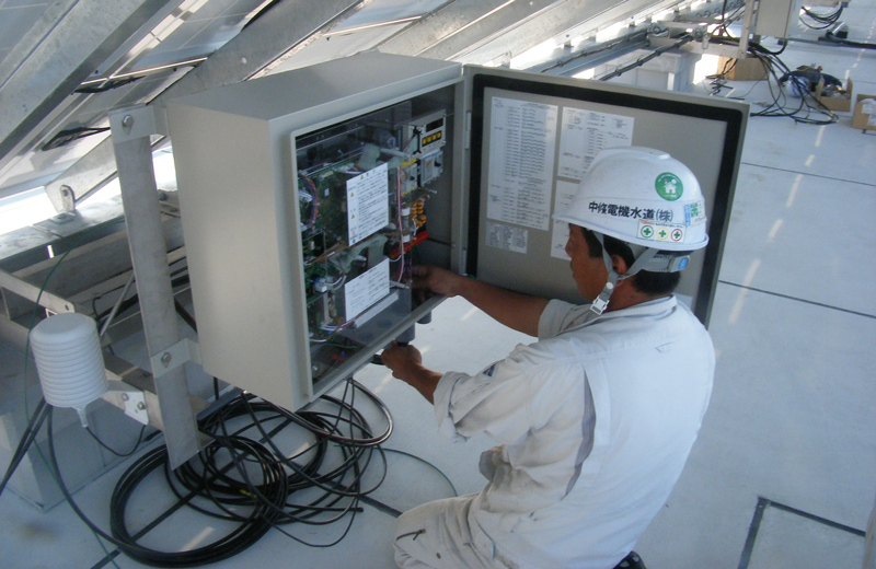 農業試験場太陽光発電システム設置工事