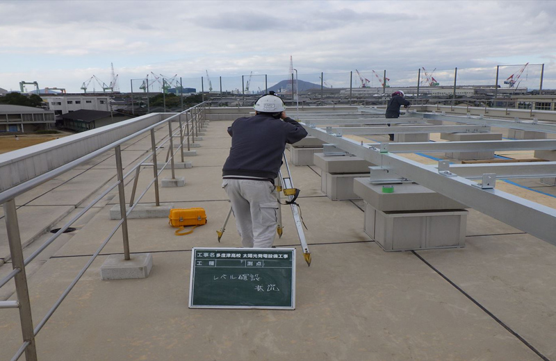 多度津高校太陽光発電設備工事