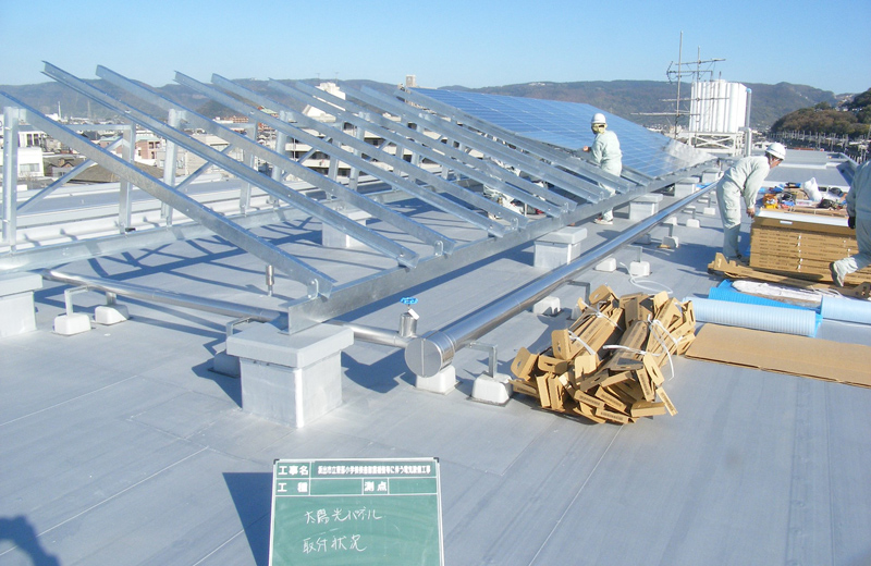 坂出市立東部小学校校舎耐震補強棟に伴う電気設備工事