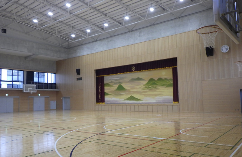 丸亀高校第1体育館改築電気設備工事